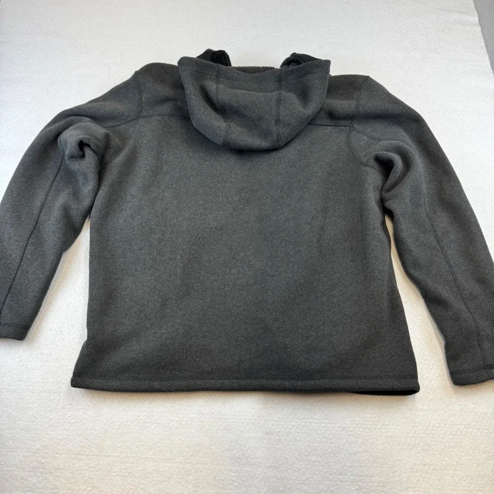 The North Face Jacket Mens XL Grey Gordon Lyons Full Zip Hoodie Sweater Fleece
